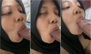 Kerudung Menyedot Kontol Dengan Penuh Semangat